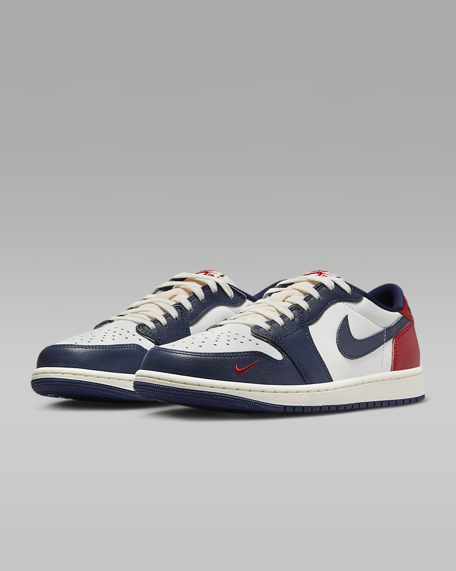 Air Jordan 1 Retro Low Gym Red Midnight Navy Men s Shoes. Nike ID